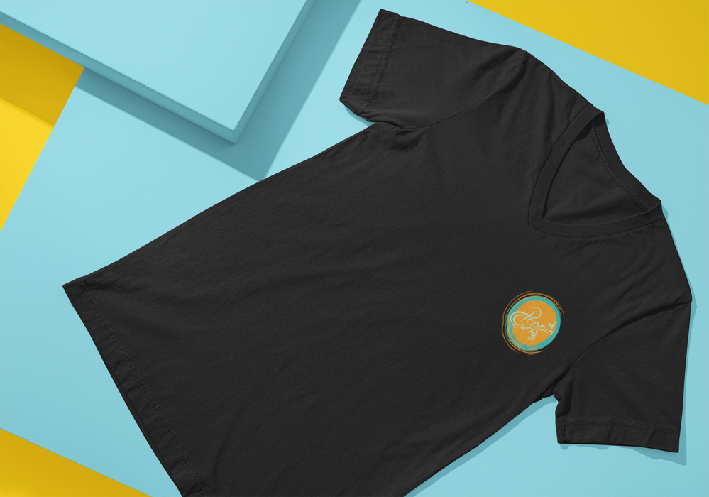 PoppinCurls Dual Logo V-Tee