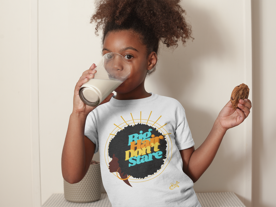 Kids. Colorful Big Hair, Tee (Shade 1)