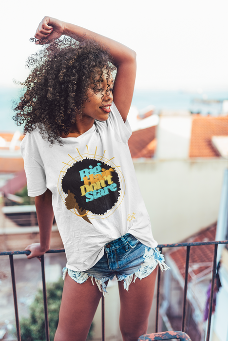 Colorful Big Hair, V-Tee (Shade 1)