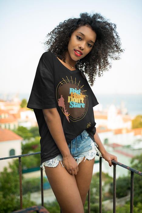 Colorful Big Hair, V-Tee (Shade 2)
