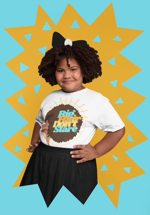 Kids. Colorful Big Hair, Tee (Shade 2)
