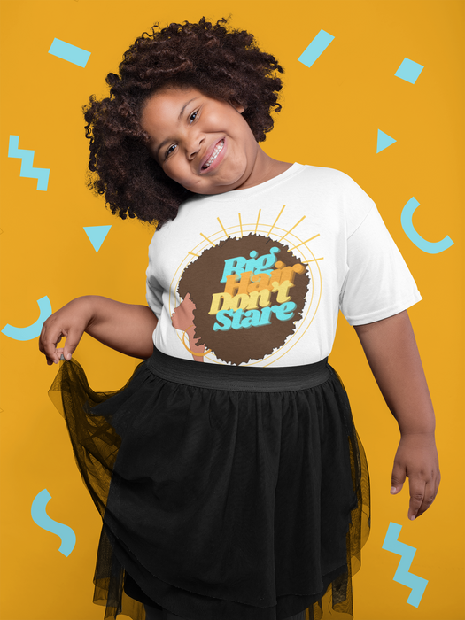 Kids. Colorful Big Hair, Tee (Shade 2)