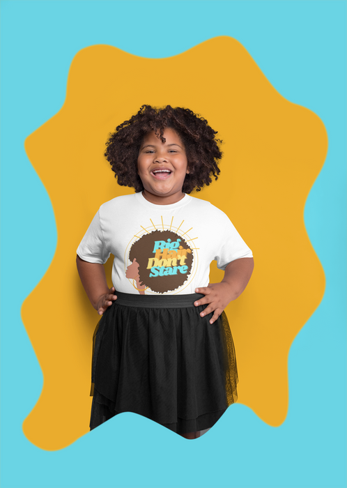 Kids. Colorful Big Hair, Tee (Shade 2)