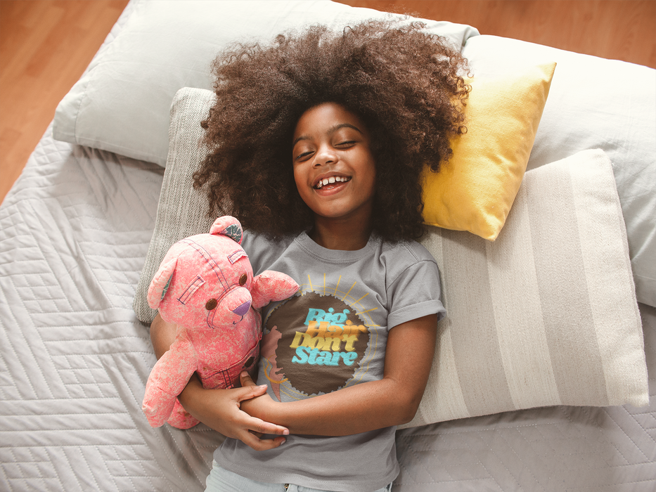Kids. Colorful Big Hair, Tee (Shade 2)
